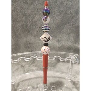 Halloween Beaded Pen Decorative Skull‎ Tree Pumpkin Colorful